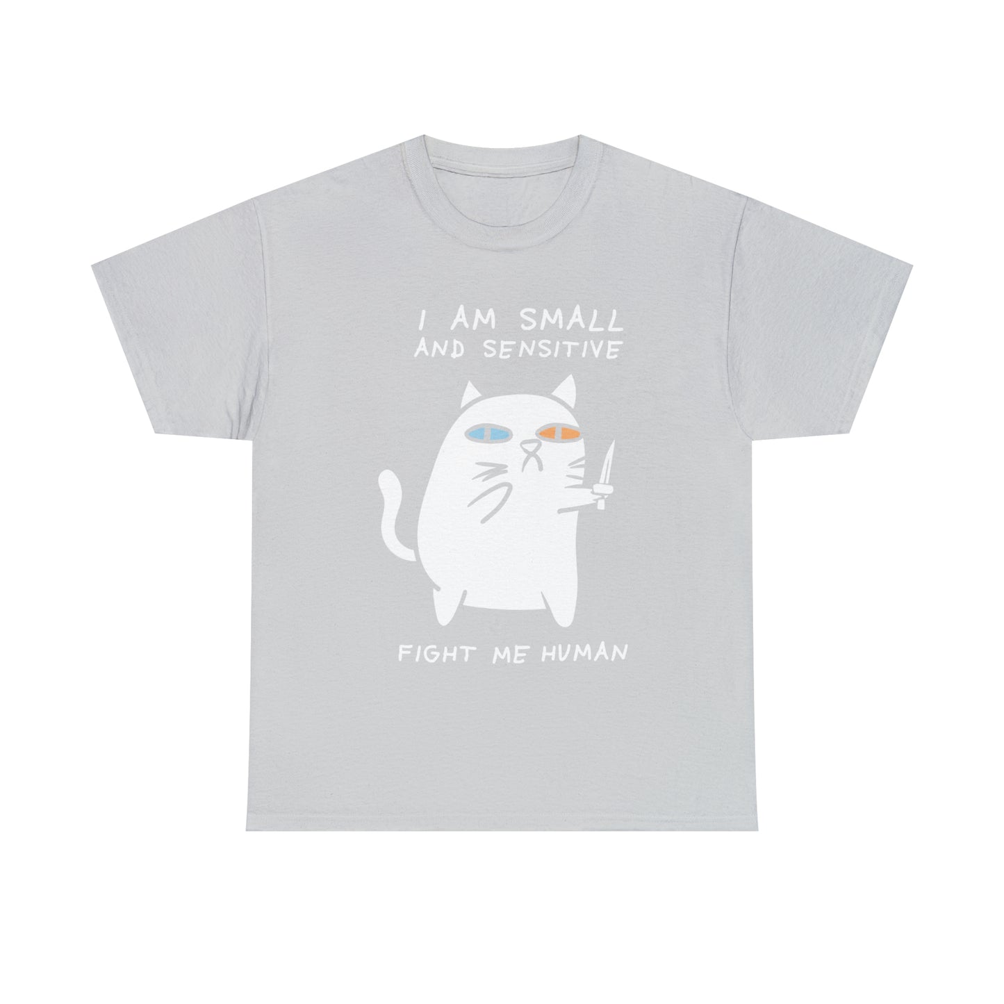 
                  
                    Fight me human Cute funny feline cat puns myfelidae shirt
                  
                